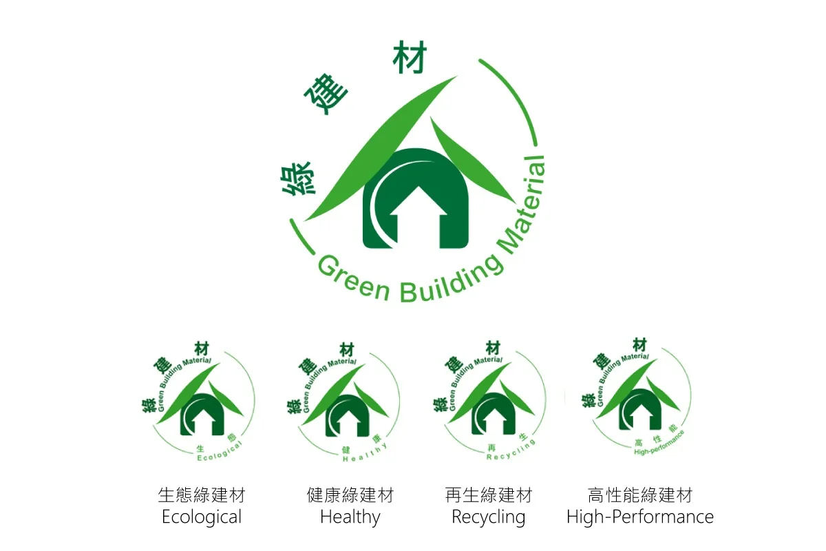 Green building materials label